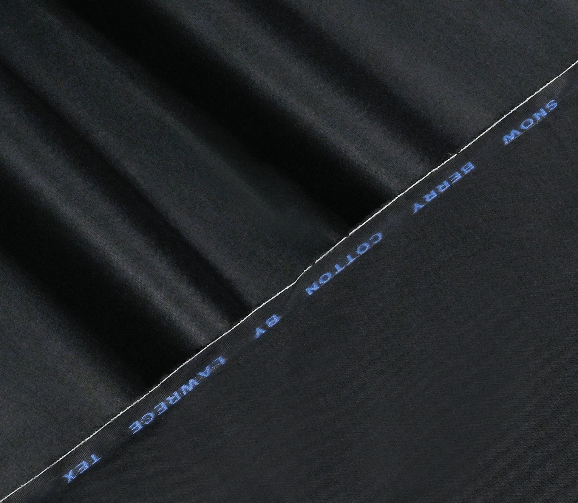 snowberry-05 SnowBerry Cotton – Black Men's Unstitched Suit - Image 1